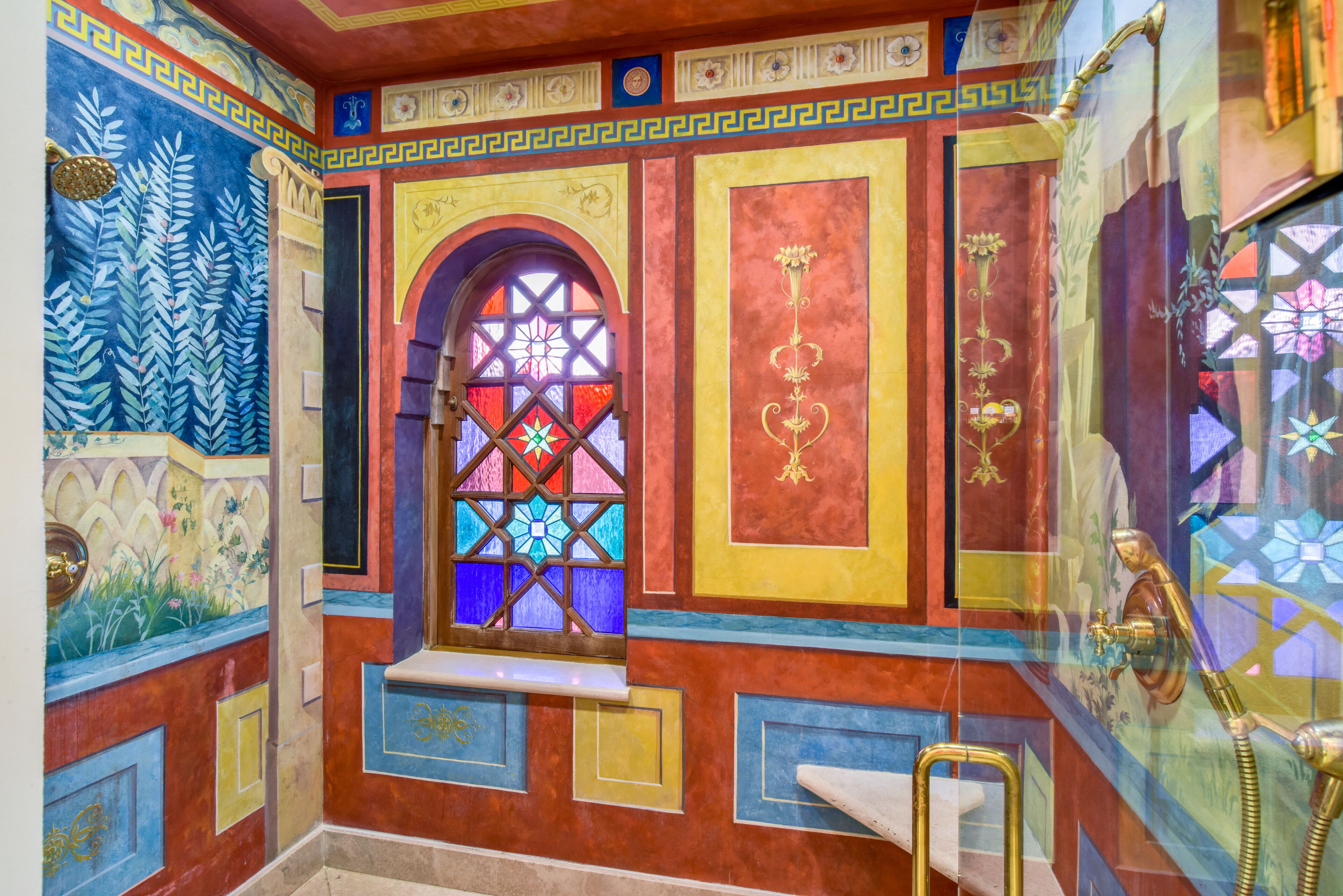 royal suite | bathroom | shower, designer toiletries, hair dryer, bathrobes