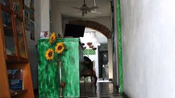 Interior entrance