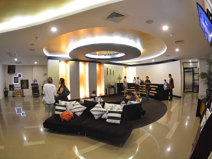Sala de estar en el lobby