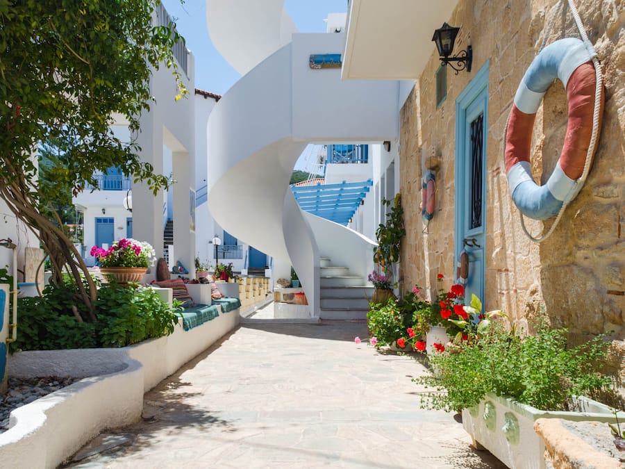 Entrada de la propiedad