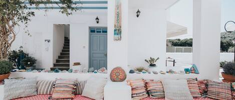 Entrada al alojamiento