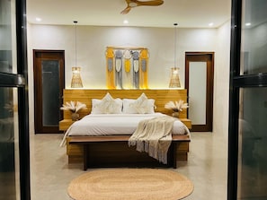Family Villa, 2 Bedrooms | Egyptian cotton sheets, premium bedding, pillowtop beds, in-room safe