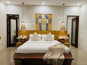 Family Villa, 2 Bedrooms | Bathroom | Shower, rainfall showerhead, free toiletries, bidet - Lio Villas Resort (El Nido)