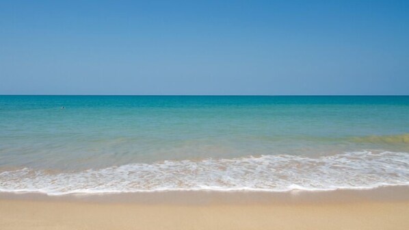 On the beach