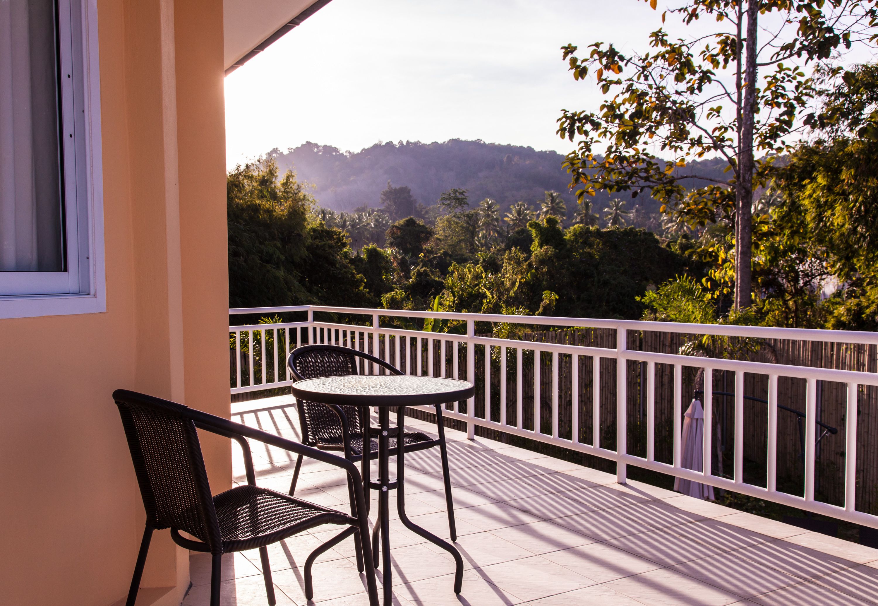 Vue depuis le balcon