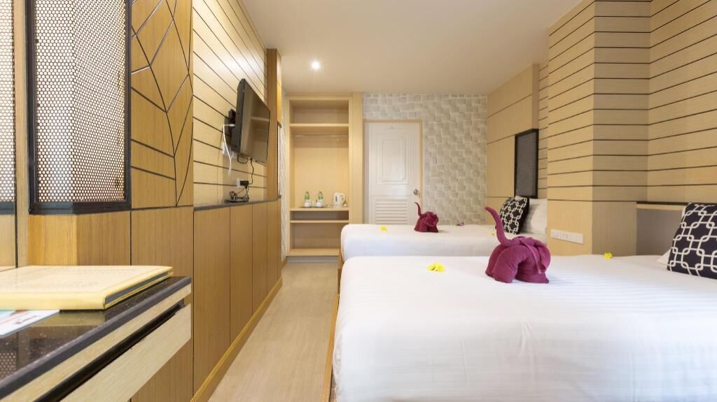 خزنة داخل الغرفة ومكتب وواي فاي مجانًا وملاءات أسرّة