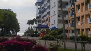 Majoituspaikan julkisivu