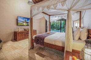 Villa, 2 Schlafzimmer, eigener Pool | Ausblick vom Zimmer