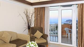 Familienzimmer, 2 Schlafzimmer | Wohnzimmer | LCD-Fernseher