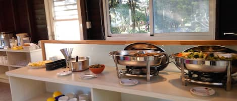 Free daily local cuisine breakfast