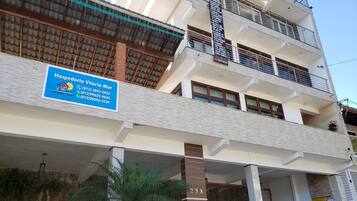 Voorkant van accommodatie