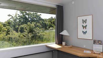 Kedap suara, Wi-Fi gratis, dan seprai linen