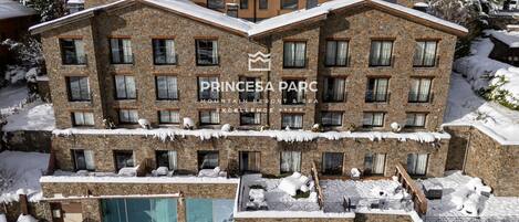 Majoituspaikan julkisivu