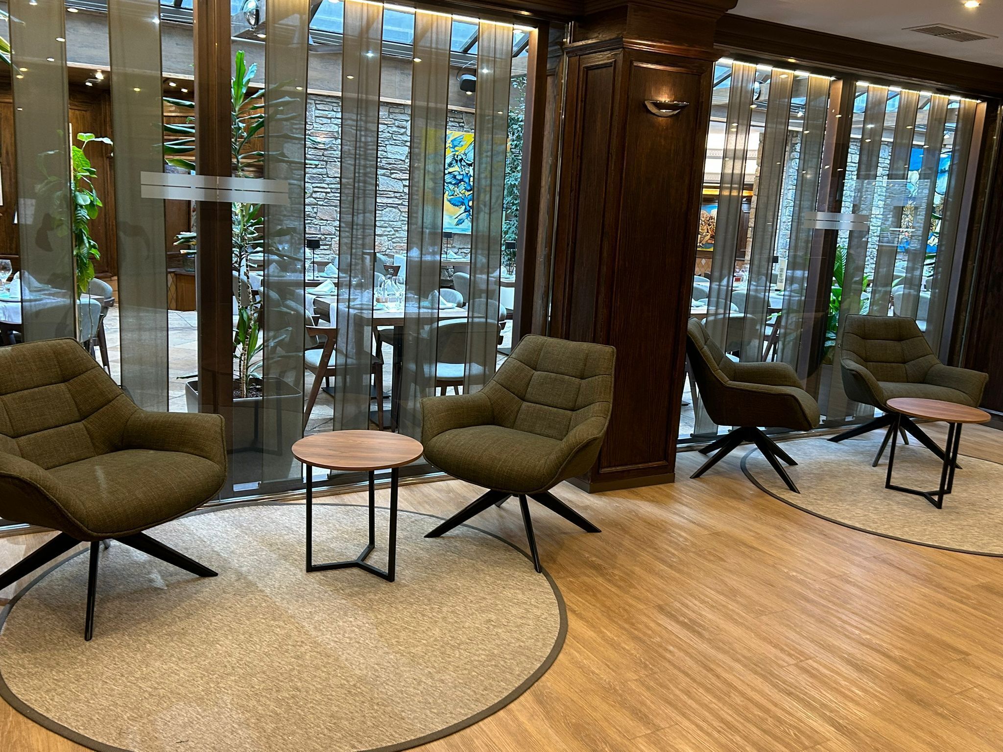 Sitteområde i lobbyen