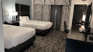 Room, 2 Queen Beds, Non Smoking | Premium bedding, pillowtop beds, in-room safe, desk