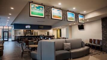 Siddeområde i lobbyen