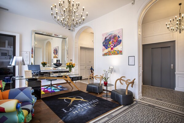 Lobby lounge - Hôtel Le Manoir (La Rochelle)