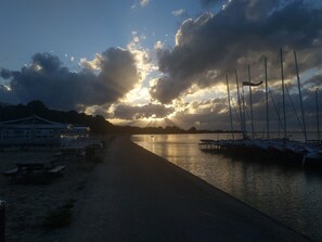 Beach nearby, white sand
