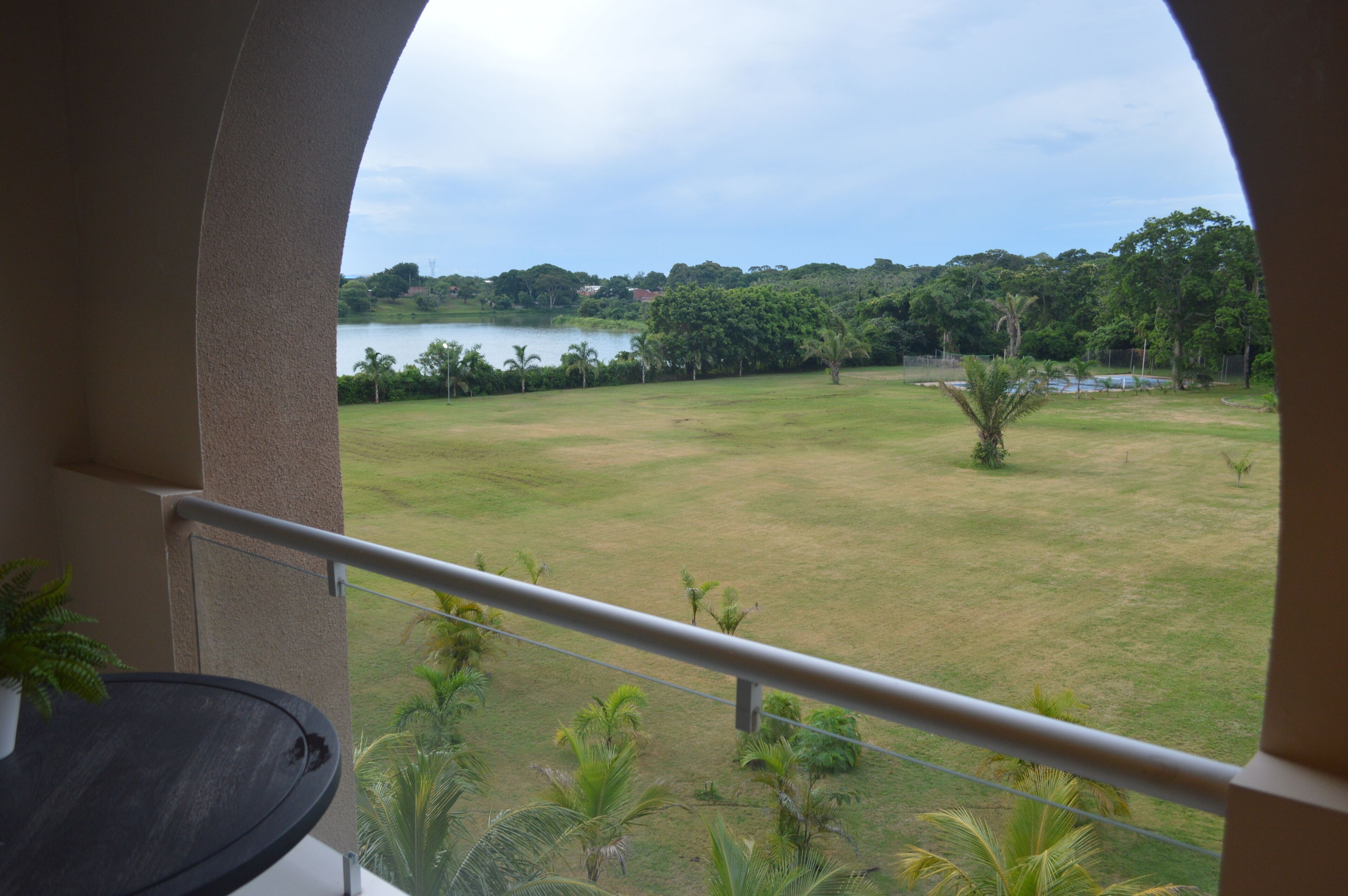 luxury suite, 1 king bed, pool view | balcony view