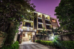 Front of property – evening/night