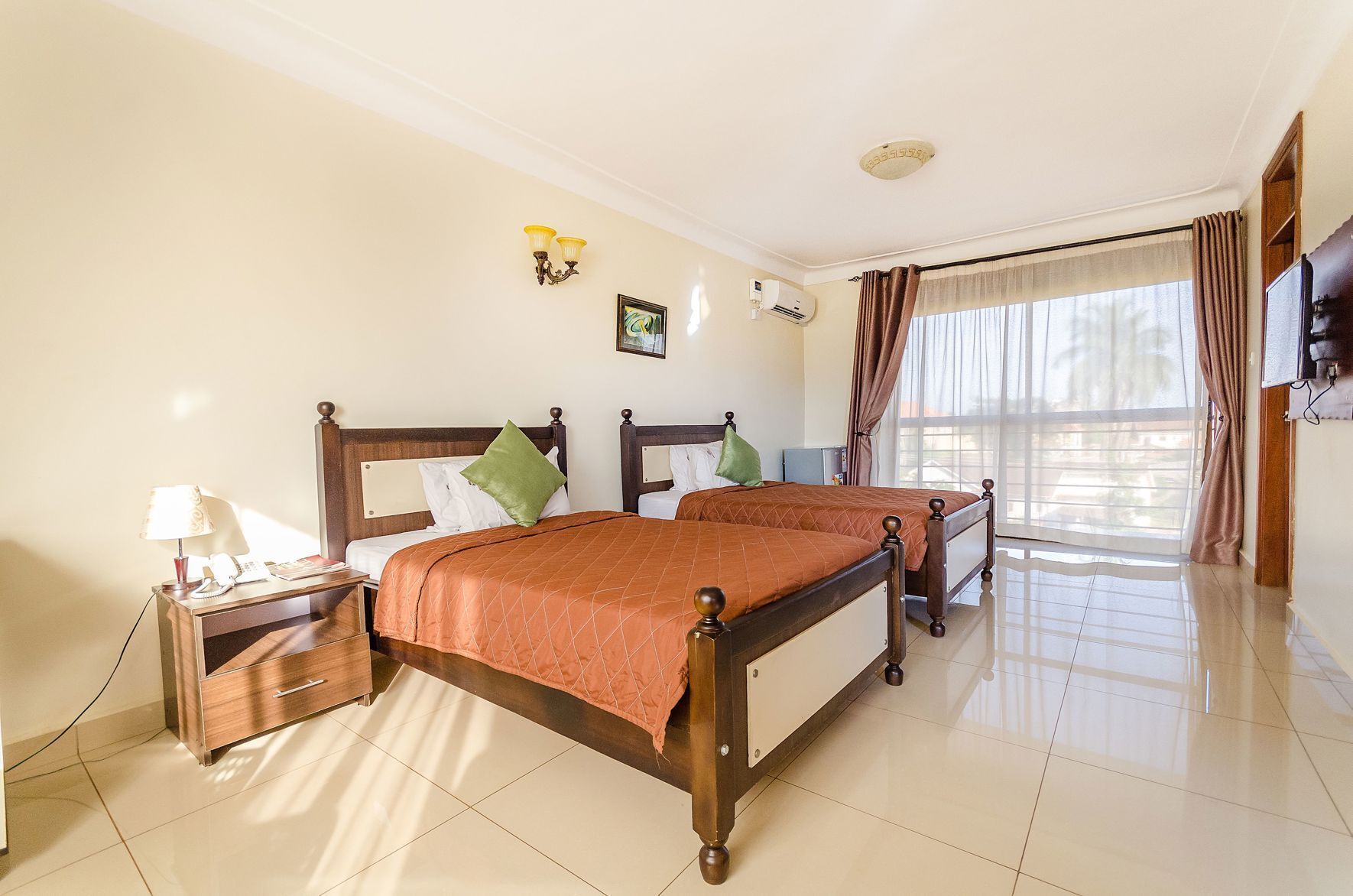 1 habitación y ropa de cama de alta calidad 