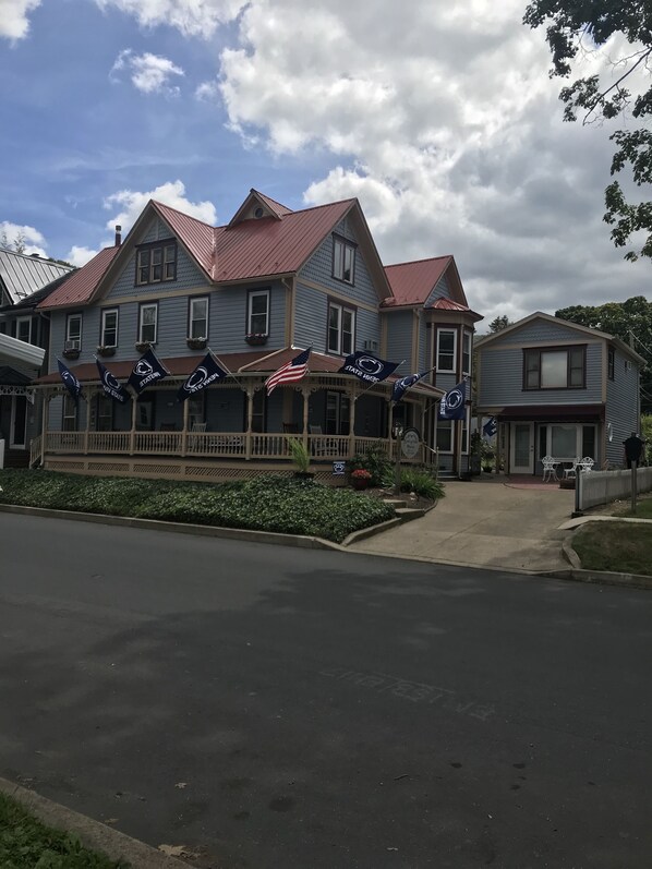 Front of property – evening/night