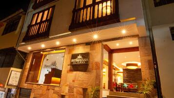 Front of property - evening/night