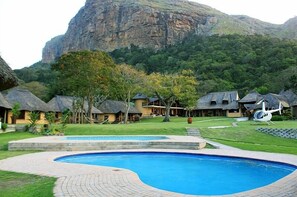 2 outdoor pools, pool umbrellas, sun loungers