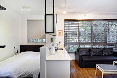 Grand Studio | Blackout drapes, iron/ironing board, free WiFi