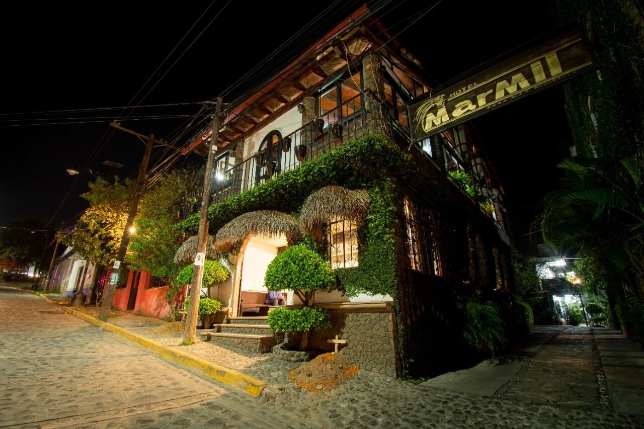 Fachada de la propiedad
