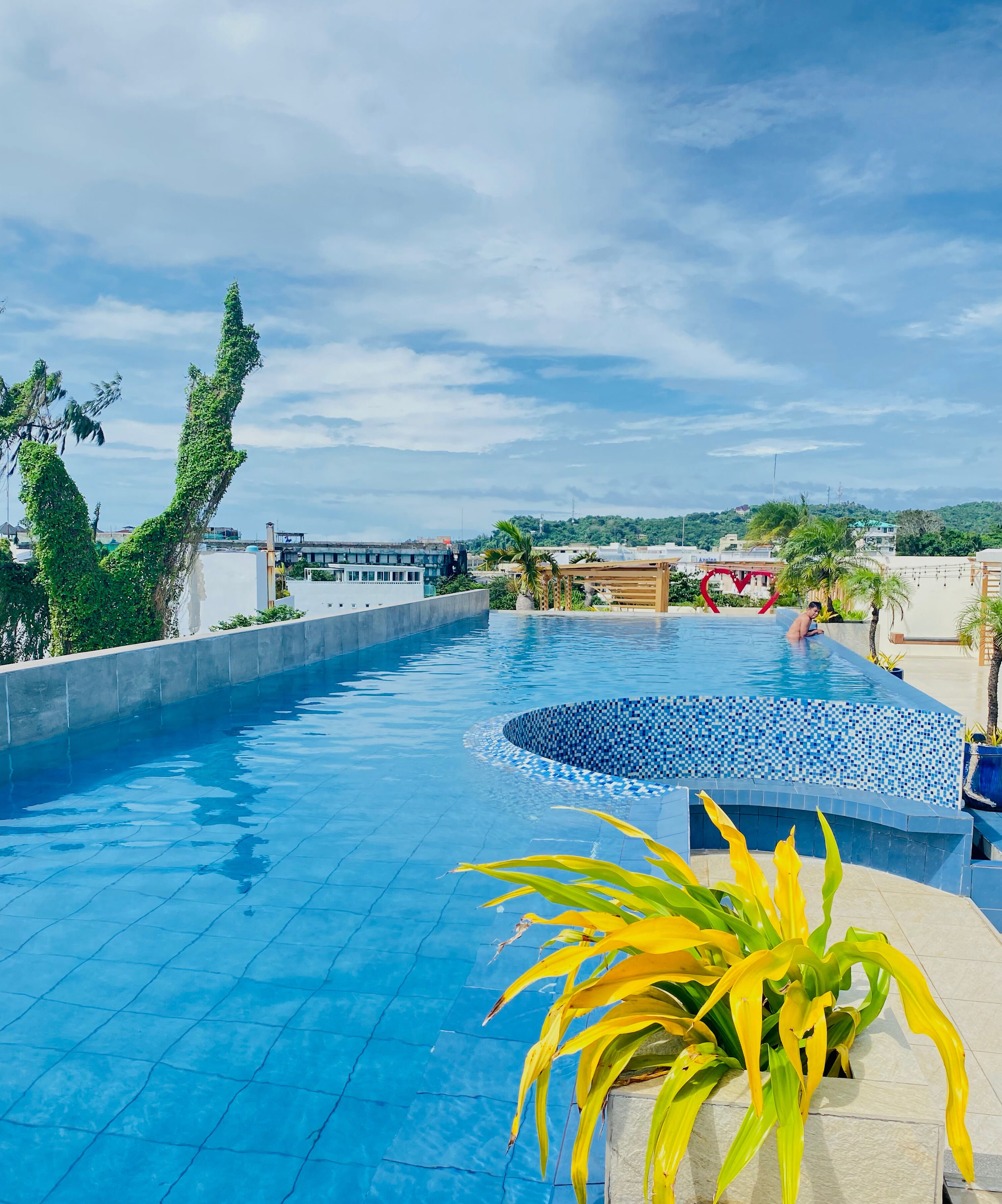 Útilaug, sólstólar