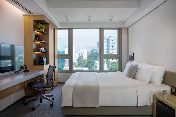 Business Room, 1 Katil Raja (King) | Peralatan tempat tidur hipoalergenik, gebar bulu kapas