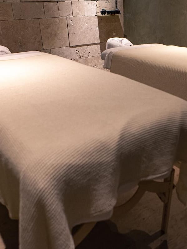 Salas de tratamiento para parejas, aromaterapia