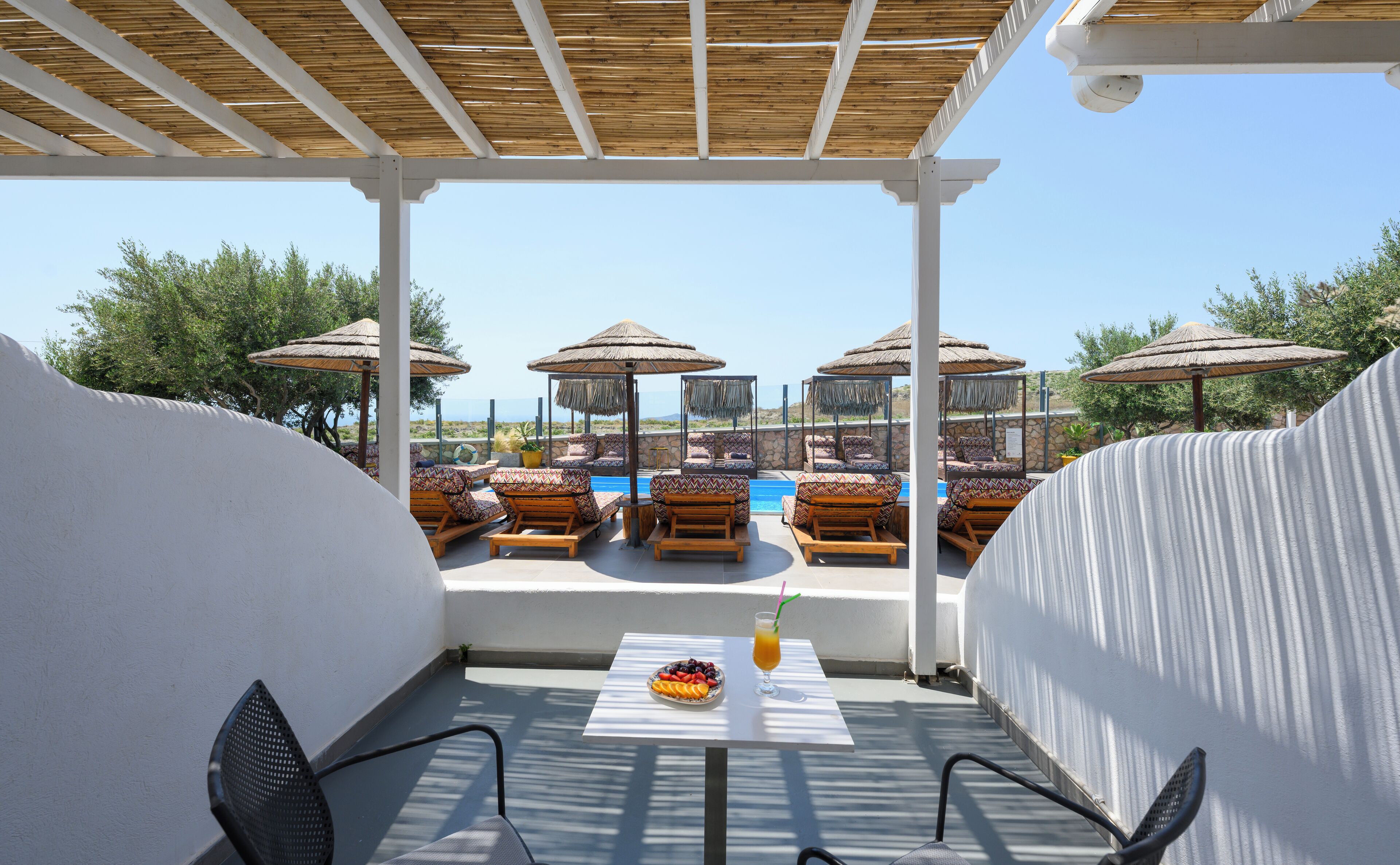 Superior Double Room, Pool Access | Terrace/patio