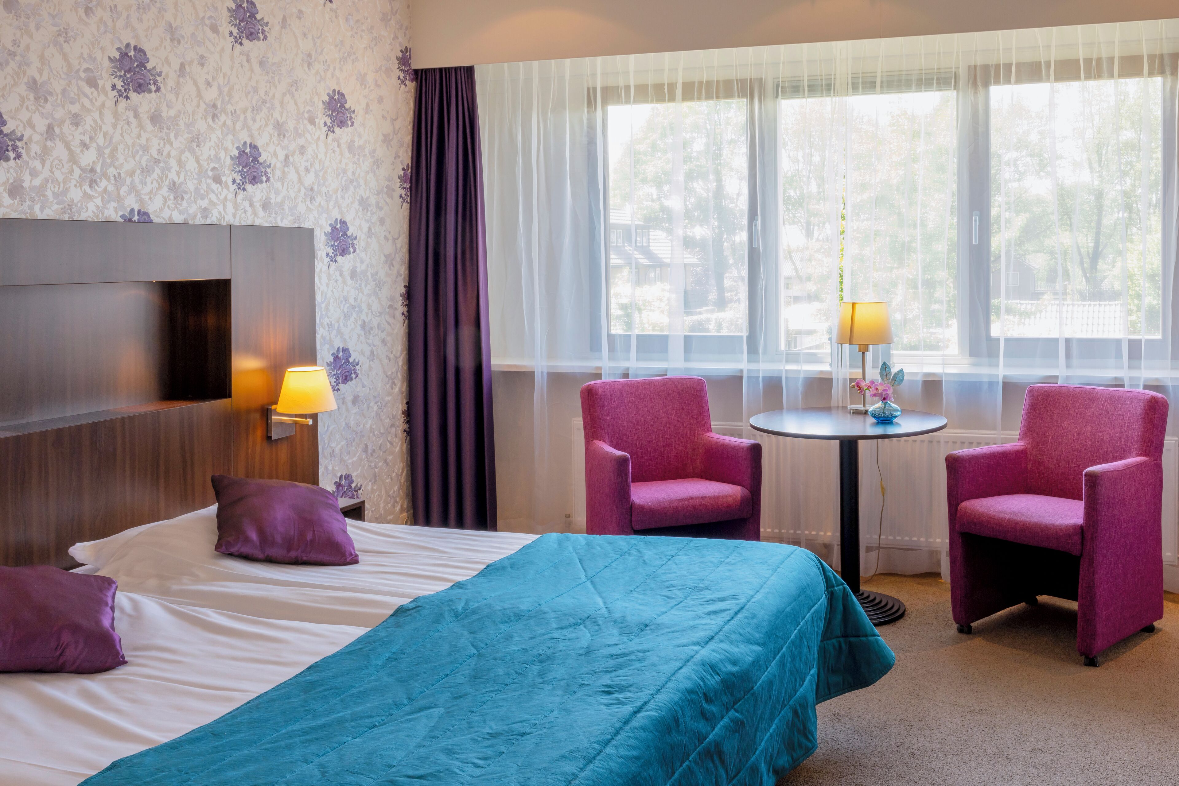 Een kluis op de kamer, een bureau, gratis wifi