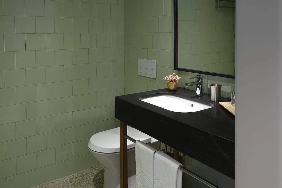 hair dryer, bathrobes, towels