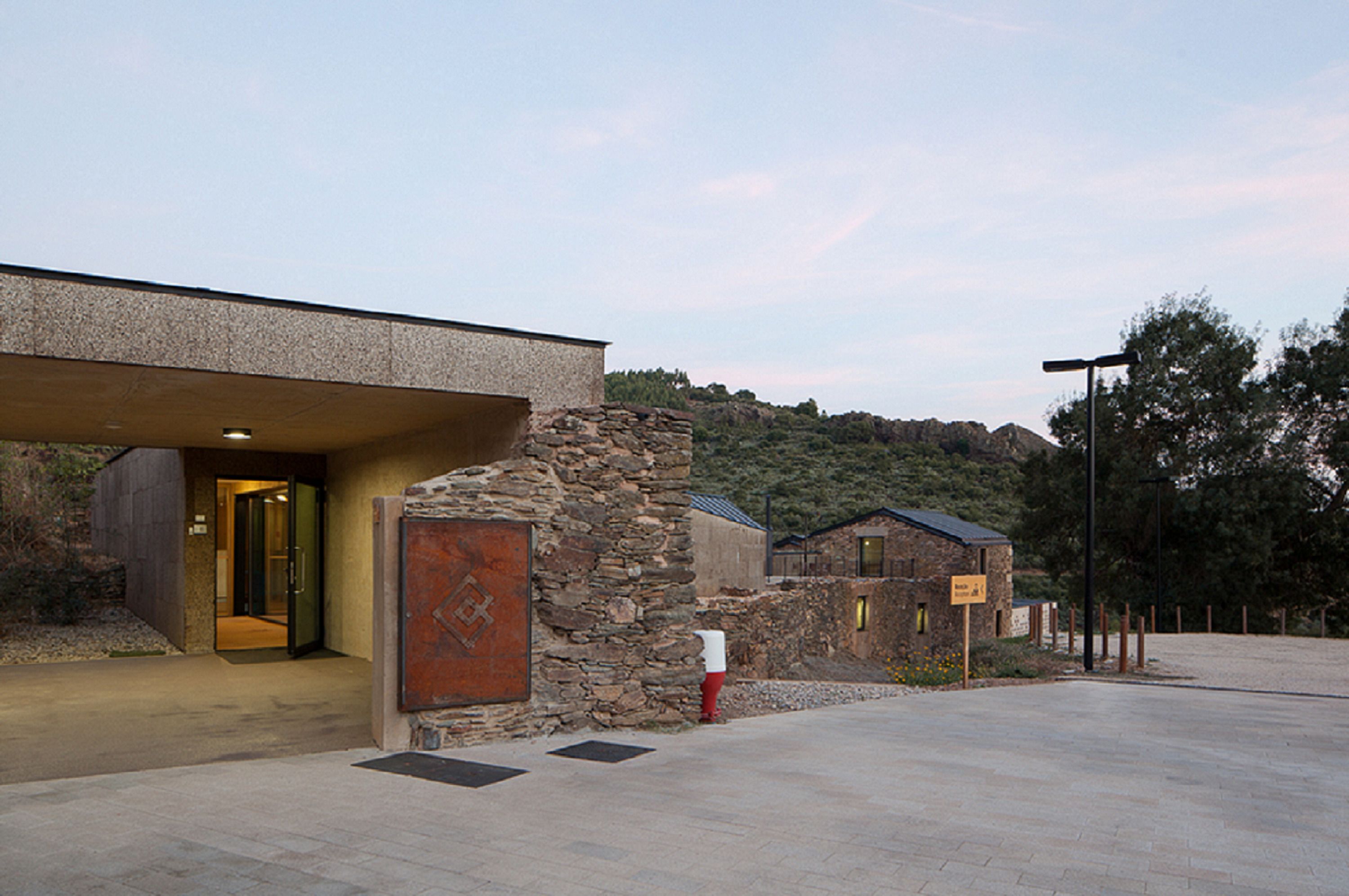 Overnatningsstedets indgangsparti