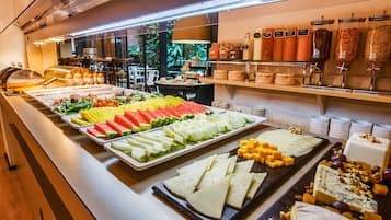 Daily buffet breakfast (EUR 18 per person)