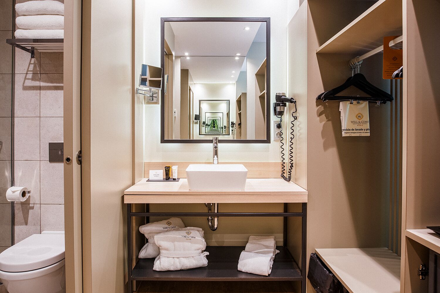 shower, rainfall showerhead, free toiletries, bathrobes