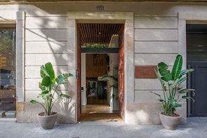 Entrée de l’hébergement