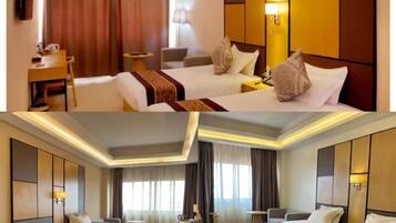 Business-Zweibettzimmer, Stadtblick | 1 Schlafzimmer, Minibar, Zimmersafe, Schreibtisch