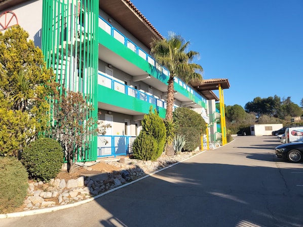 Fassade der Unterkunft