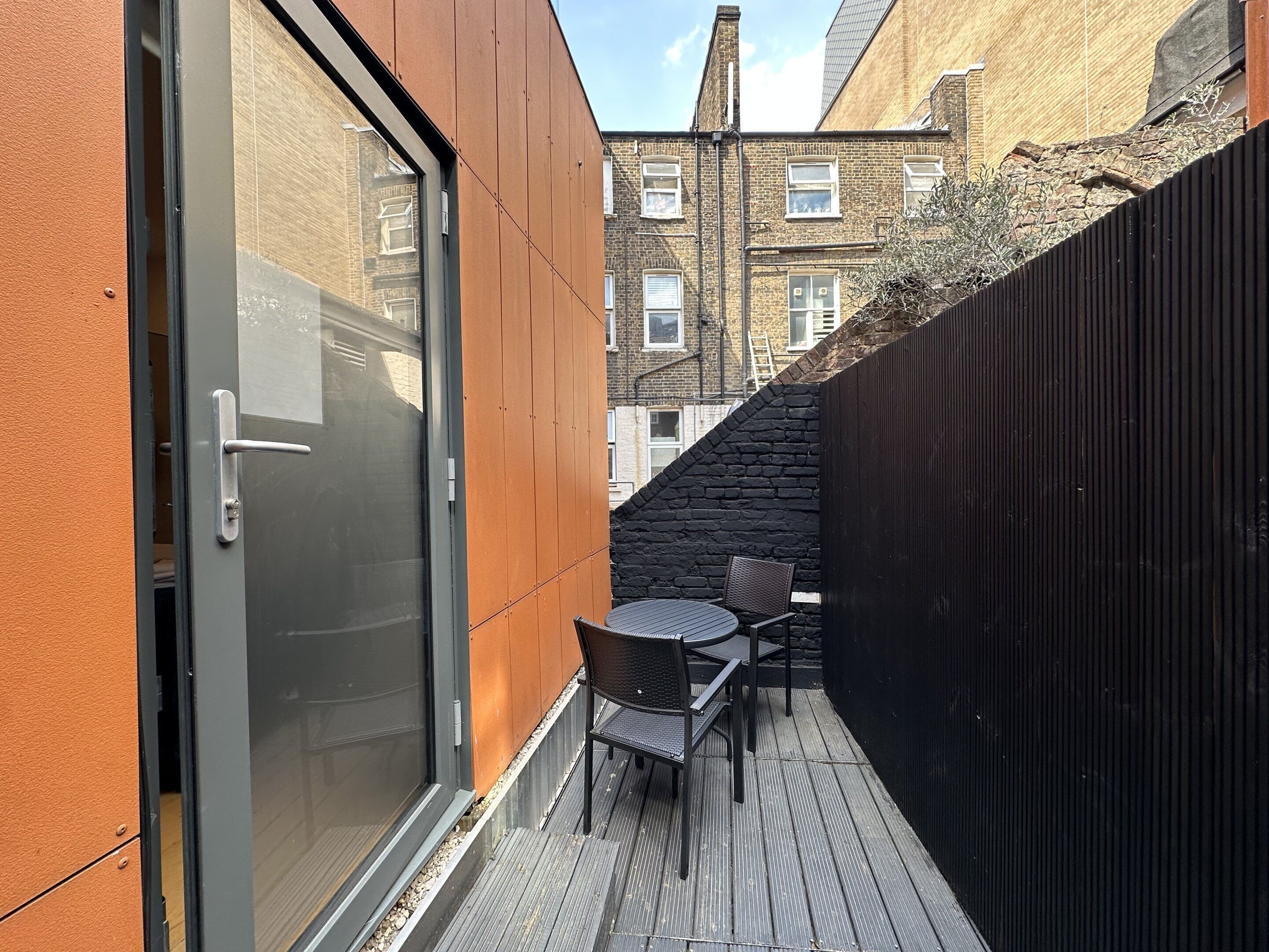 Suite económica, baño privado (Jacobson Suite) | Terraza o patio