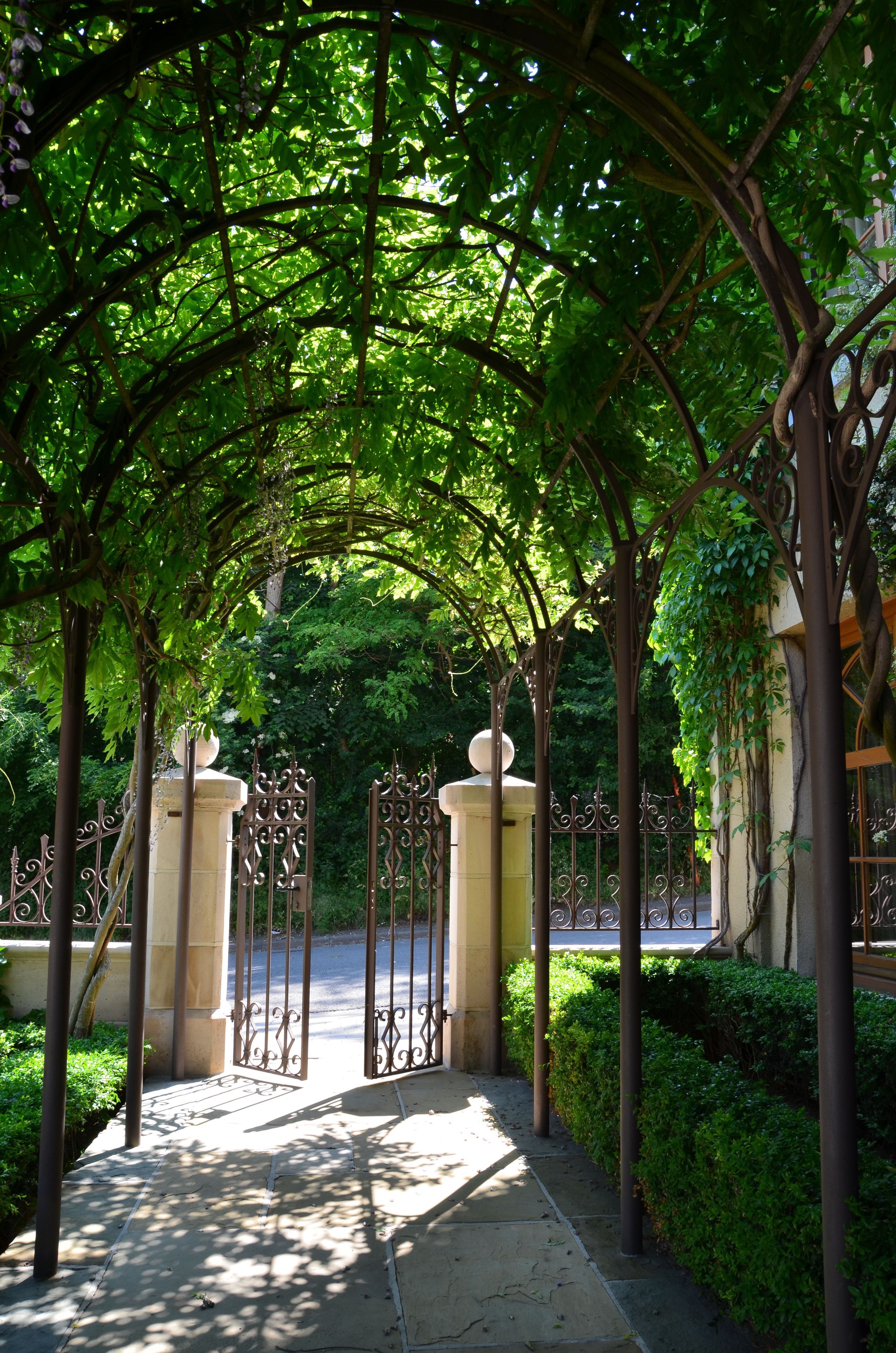 Entrada de la propiedad