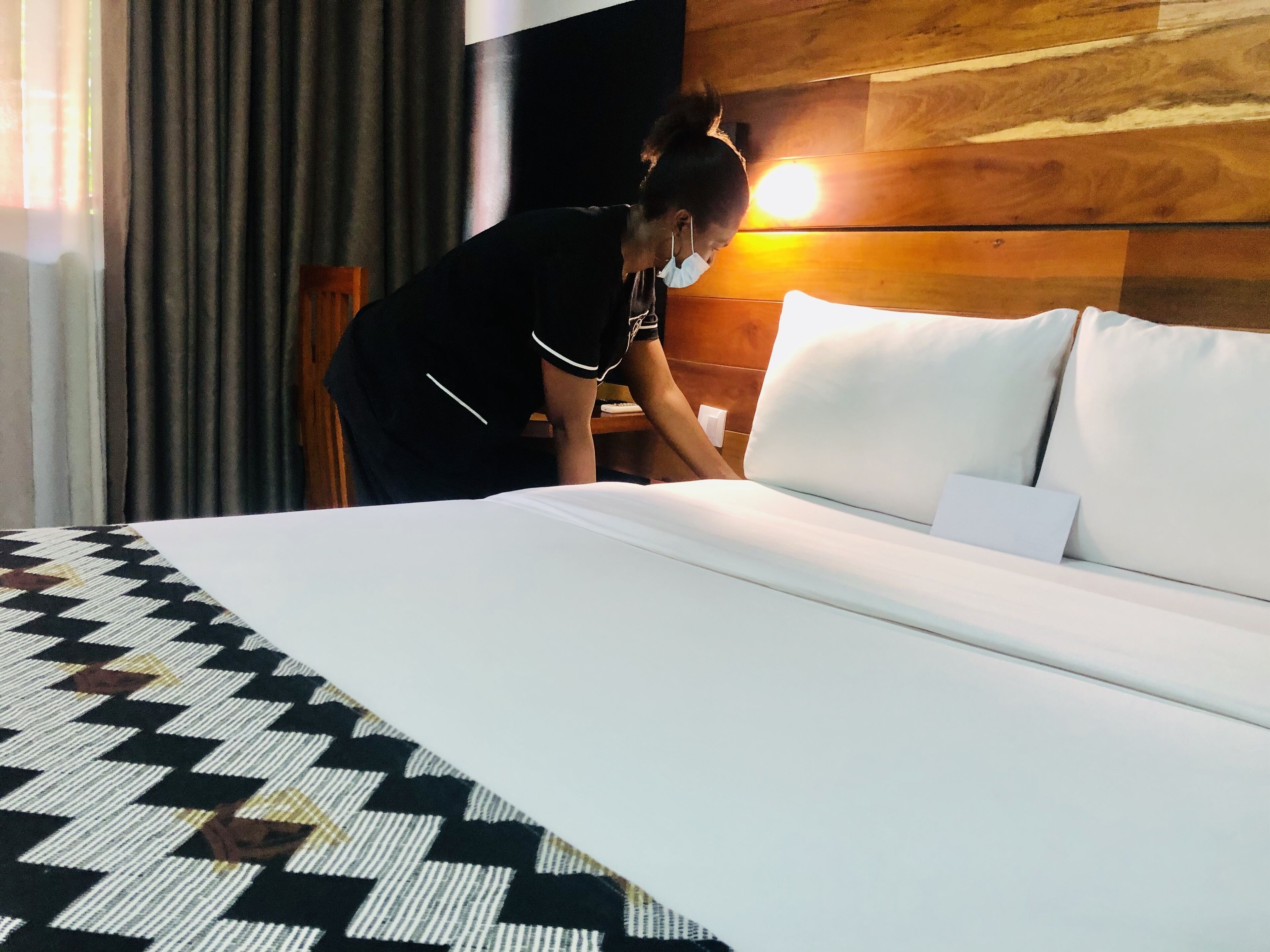 Double Room | Desk, laptop workspace, blackout curtains, soundproofing