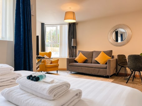 Comfort Studio Suite | Living area. Broc House Suites