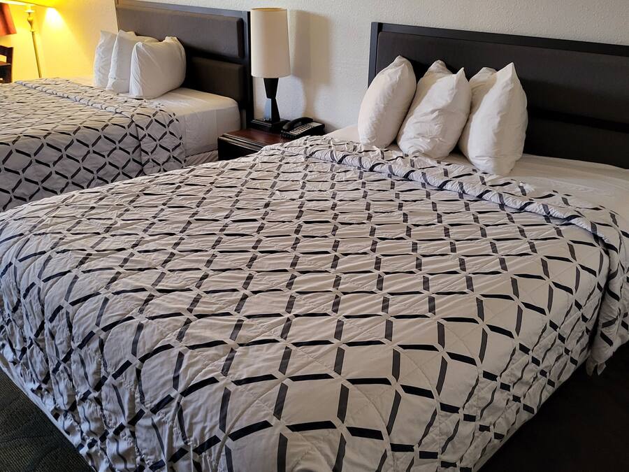 Standard Room, 2 Queen Beds | Desk, laptop workspace, iron/ironing board, free WiFi