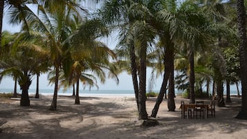 On the beach