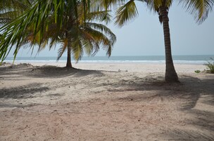 On the beach