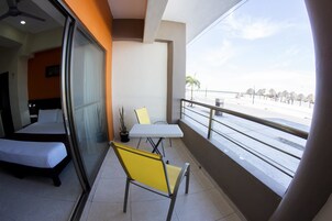 Blick von der Unterkunft